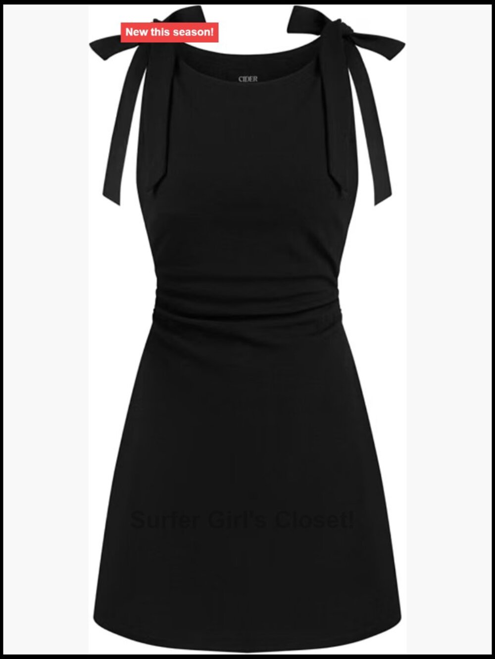 High Waist Bodycon Mini Dress Sleeveless Square Neck Bowknot Party Cocktail